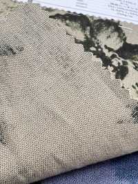 7026-1730-1 Tela Di Lino Con Grandi Fiori[Tessile / Tessuto] HOKKOH Foto secondaria