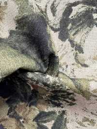 7026-1730-1 Tela Di Lino Con Grandi Fiori[Tessile / Tessuto] HOKKOH Foto secondaria