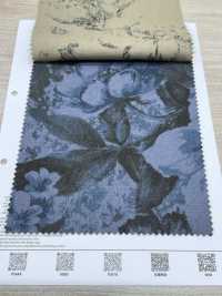 7026-1730-1 Tela Di Lino Con Grandi Fiori[Tessile / Tessuto] HOKKOH Foto secondaria