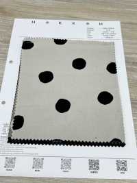 7026-1720-6 Cerchio Dipinto A Mano In Velluto A Coste 21W[Tessile / Tessuto] HOKKOH Foto secondaria