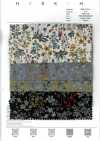 4026-1755-1 Velluto a coste 21W con piccoli fiori