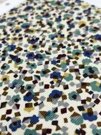 4026-1755-3 21W Velluto A Coste Fiore Geometrico[Tessile / Tessuto] HOKKOH Foto secondaria