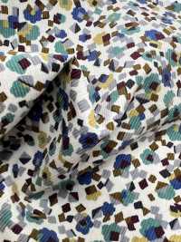 4026-1755-3 21W Velluto A Coste Fiore Geometrico[Tessile / Tessuto] HOKKOH Foto secondaria