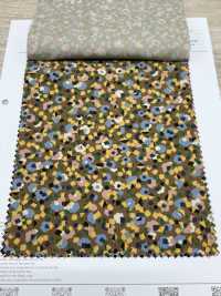 4026-1755-3 21W Velluto A Coste Fiore Geometrico[Tessile / Tessuto] HOKKOH Foto secondaria