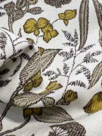 4026-1755-5 21W Velluto A Coste Con Motivo Floreale Ricamato[Tessile / Tessuto] HOKKOH Foto secondaria