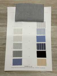 5SG032 Righe Di Popeline Di Cotone[Tessile / Tessuto] Cambrai Foto secondaria