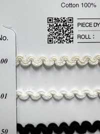 SIC-7123 Treccia Di Pizzo Di Cotone[Cavo A Nastro] SHINDO(SIC) Foto secondaria