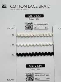 SIC-7123 Treccia Di Pizzo Di Cotone[Cavo A Nastro] SHINDO(SIC) Foto secondaria