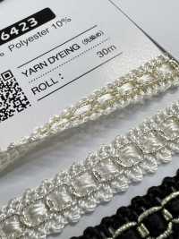 SIC-6423 Treccia In Rayon Lamé[Cavo A Nastro] SHINDO(SIC) Foto secondaria