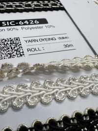 SIC-6426 Treccia In Rayon Lamé[Cavo A Nastro] SHINDO(SIC) Foto secondaria