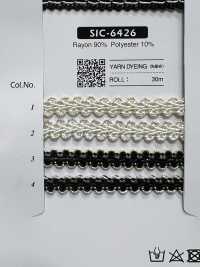 SIC-6426 Treccia In Rayon Lamé[Cavo A Nastro] SHINDO(SIC) Foto secondaria