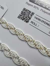 SIC-6424 Treccia In Rayon Lamé[Cavo A Nastro] SHINDO(SIC) Foto secondaria