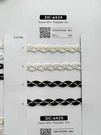 SIC-6424 Treccia In Rayon Lamé[Cavo A Nastro] SHINDO(SIC) Foto secondaria