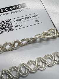 SIC-6425 Treccia In Rayon Lamé[Cavo A Nastro] SHINDO(SIC) Foto secondaria