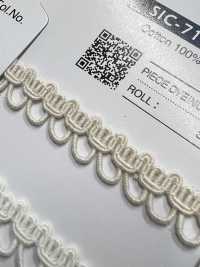 SIC-7127 Treccia Di Pizzo Di Cotone[Cavo A Nastro] SHINDO(SIC) Foto secondaria