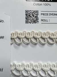 SIC-7127 Treccia Di Pizzo Di Cotone[Cavo A Nastro] SHINDO(SIC) Foto secondaria