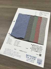 W-49048 American Vintage Midi A Righe Orizzontali[Tessile / Tessuto] Minami Foto secondaria