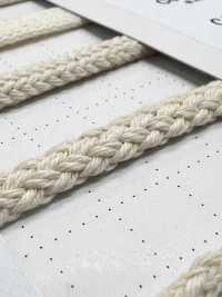 C10 Cordino In Materiale Naturale PARTE 1 Cordino Rotondo In Cotone 10% 6,0 Mm[Cavo A Nastro] Cordon Foto secondaria