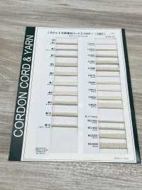 C165S Cordino In Materiale Naturale PART1 C165S Cordino Rotondo 5,5 Mm[Cavo A Nastro] Cordon Foto secondaria