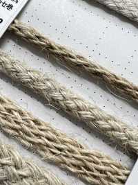 KNF3 Cordino In Materiale Naturale PARTE 2 Kenaf 3 Cordino Rotondo 5,3 Mm[Cavo A Nastro] Cordon Foto secondaria