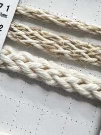 CS2 Cordino In Materiale Naturale PART2 Cotton Suff 2 Cordino Rotondo 7,0 Mm[Cavo A Nastro] Cordon Foto secondaria