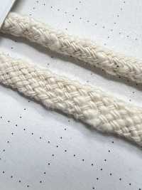 CSC2 Cordino In Materiale Naturale PART2 Cordino In Cotone Slub 2 Cordino Da 7,5 Mm[Cavo A Nastro] Cordon Foto secondaria