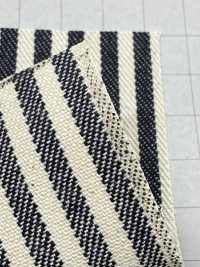 W3333-D Denim In Cotone A Righe Vivaci Hickory 10 Oz[Tessile / Tessuto] Tessuti Yoshiwa Foto secondaria