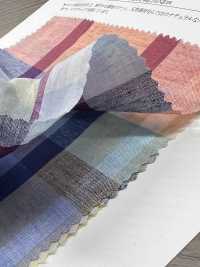 35530 60 Filo Singolo Cotone/lino Prato A Quadri[Tessile / Tessuto] SUNWELL Foto secondaria