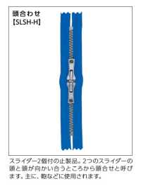 8MGMC-SLSH-H Cerniera YKK Head-fit Taglia 8 Dorata Estremità Chiusa YKK Foto secondaria