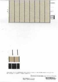 14431 20 Filo Singolo Cotone/seta Boulette Noil Hickory Striped[Tessile / Tessuto] SUNWELL Foto secondaria