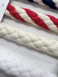 10-C Spago Di Cotone Rotondo Da 10 Mm[Cavo A Nastro] Cordon Foto secondaria