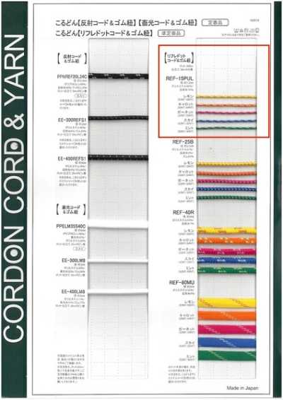 REF15PUL Refle Dot Cord tondo 1.5mm