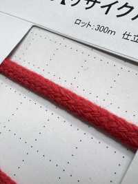 REC33S Cordino Rotondo In Cotone Riciclato Da 5,0 Mm[Cavo A Nastro] Cordon Foto secondaria