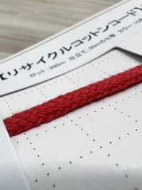 REC33S Cordino Rotondo In Cotone Riciclato Da 5,0 Mm[Cavo A Nastro] Cordon Foto secondaria