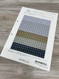 44017 30 Fili Di Poliestere/rayon Toro Mini Ombre Check[Tessile / Tessuto] SUNWELL Foto secondaria