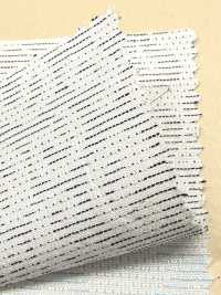 A-1664 Jacquard Paisley In Stile Sashiko[Tessile / Tessuto] ARINOBE Foto secondaria