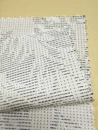 A-1581 Jacquard Floreale Botanico In Stile Sashiko[Tessile / Tessuto] ARINOBE Foto secondaria