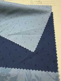 A-1510 Stampa Indaco A Fiori E Pois[Tessile / Tessuto] ARINOBE Foto secondaria