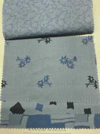 A-1532 Stampa Tinta Indaco Con Motivo Mix[Tessile / Tessuto] ARINOBE Foto secondaria