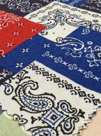 850591 BANDANA PATCHWORK IN TESSUTO ARRIVATO CON AEROGRAFO[Tessile / Tessuto] VANCET Foto secondaria