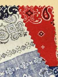850591 BANDANA PATCHWORK IN TESSUTO ARRIVATO CON AEROGRAFO[Tessile / Tessuto] VANCET Foto secondaria