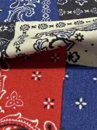 850591 BANDANA PATCHWORK IN TESSUTO ARRIVATO CON AEROGRAFO[Tessile / Tessuto] VANCET Foto secondaria
