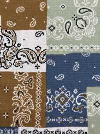 850591 BANDANA PATCHWORK IN TESSUTO ARRIVATO CON AEROGRAFO[Tessile / Tessuto] VANCET Foto secondaria