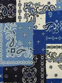 850591 BANDANA PATCHWORK IN TESSUTO ARRIVATO CON AEROGRAFO[Tessile / Tessuto] VANCET Foto secondaria