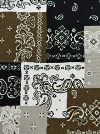 850591 BANDANA PATCHWORK IN TESSUTO ARRIVATO CON AEROGRAFO[Tessile / Tessuto] VANCET Foto secondaria