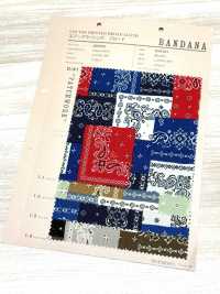 850591 BANDANA PATCHWORK IN TESSUTO ARRIVATO CON AEROGRAFO[Tessile / Tessuto] VANCET Foto secondaria