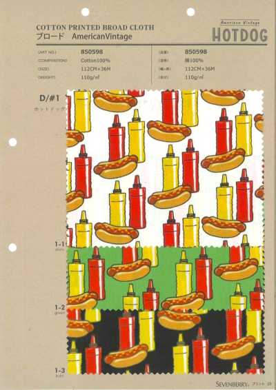 850598 Popeline American Vintage Hot Dog