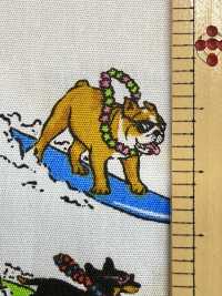 850599 Tomaia In Stile Pop: Cani Surfisti[Tessile / Tessuto] VANCET Foto secondaria