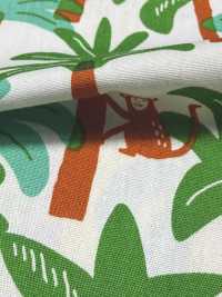 850600 Tela Di Cotone, Pop Elegante: Scimmia Tropicale[Tessile / Tessuto] VANCET Foto secondaria
