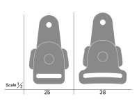 IB-KT Tipo Di Rilascio Laterale YKK IB-KT[Fibbie E Anello] YKK Foto secondaria